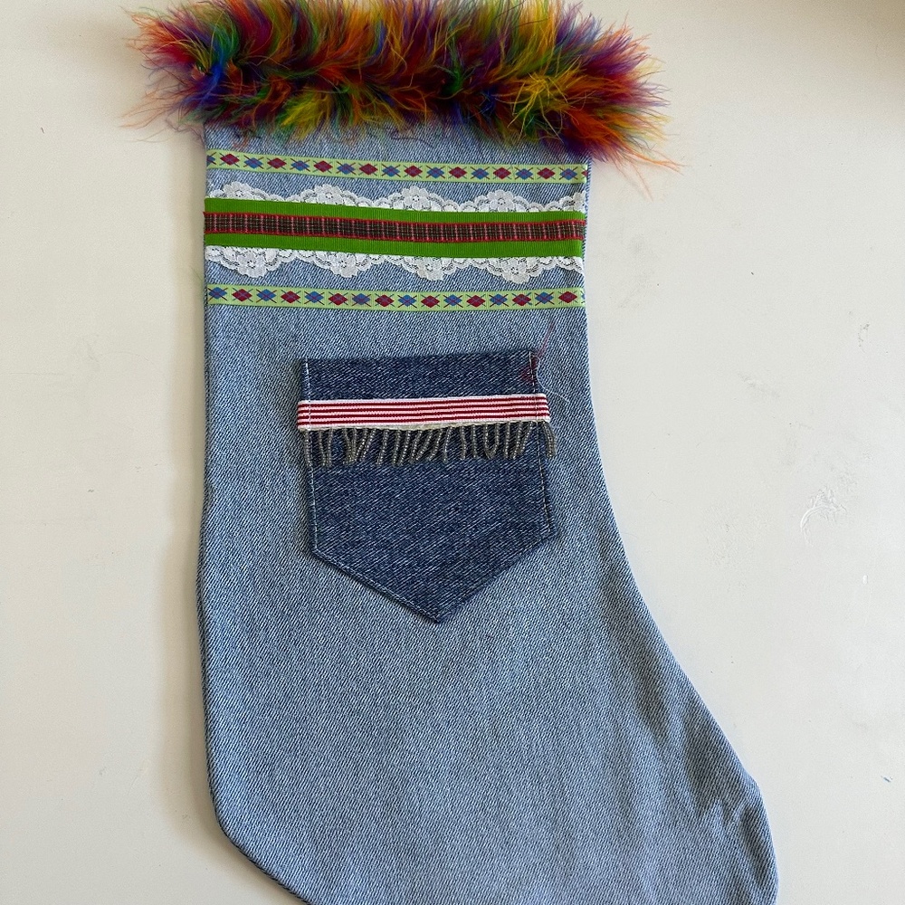 DENIM STOCKING